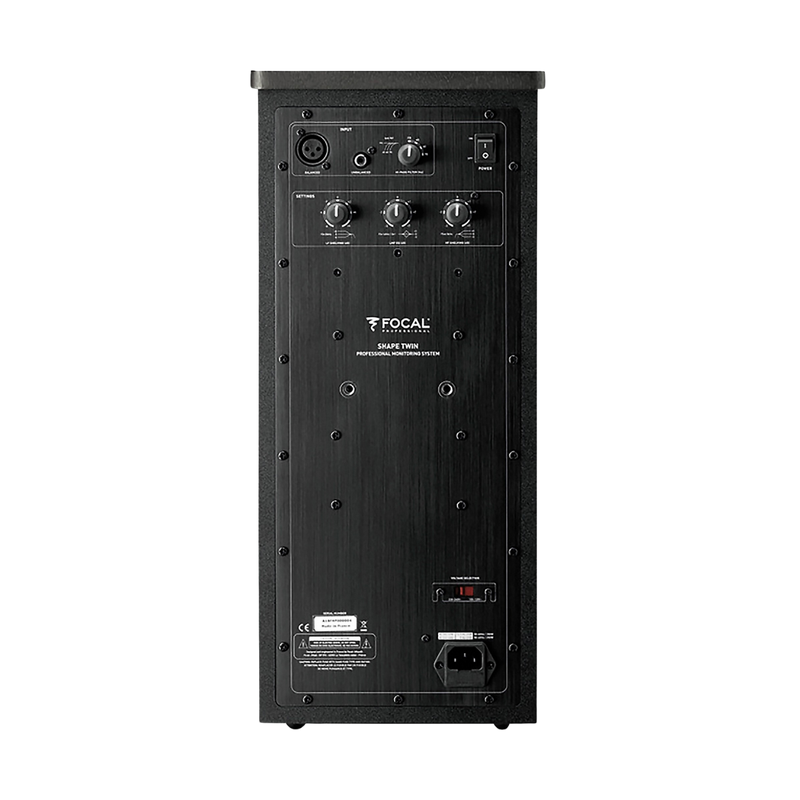Focal Shape Twin Dual Monitor de estudio activo de 5 pulgadas