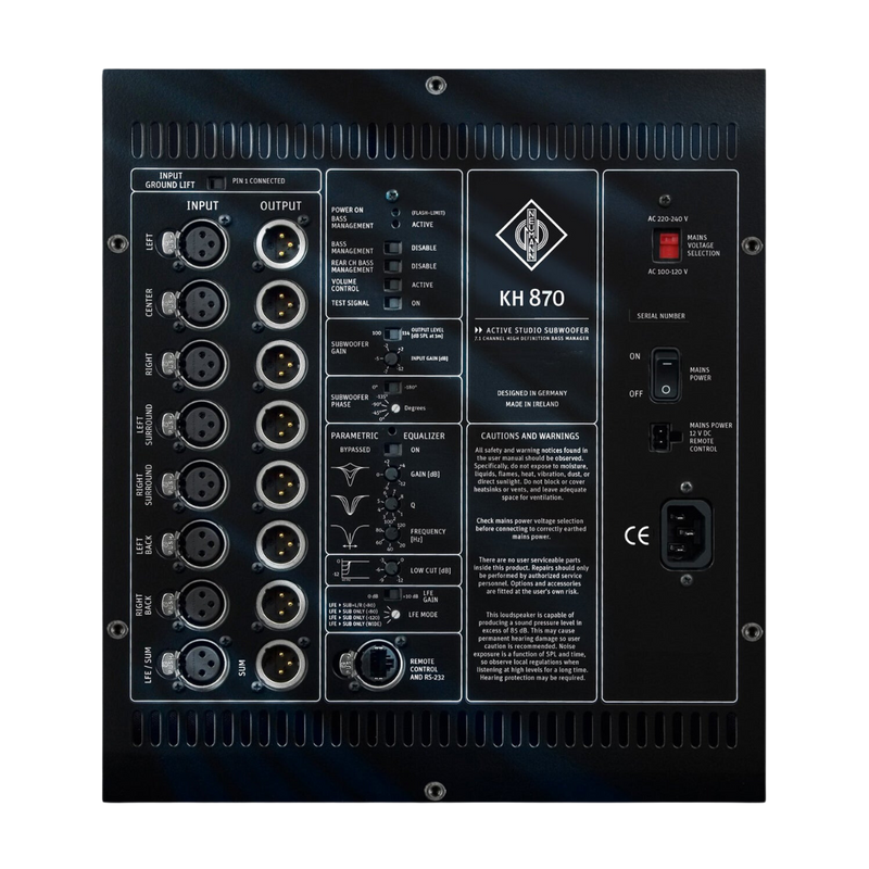 Neumann KH 870 Subwoofer activo de 2 x 10 pulgadas