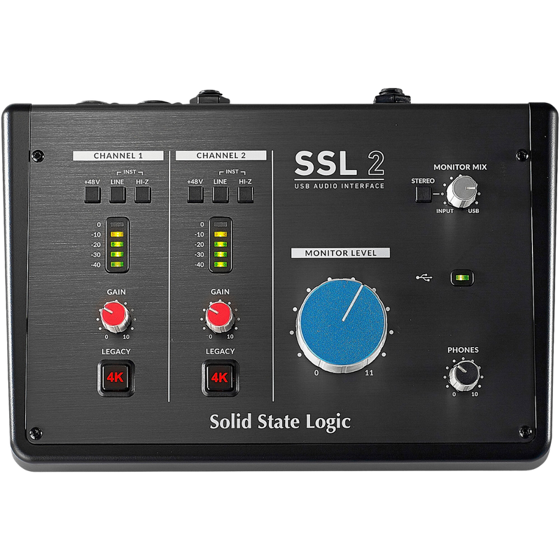 SSL2 interfaz de audio 2x2 USB