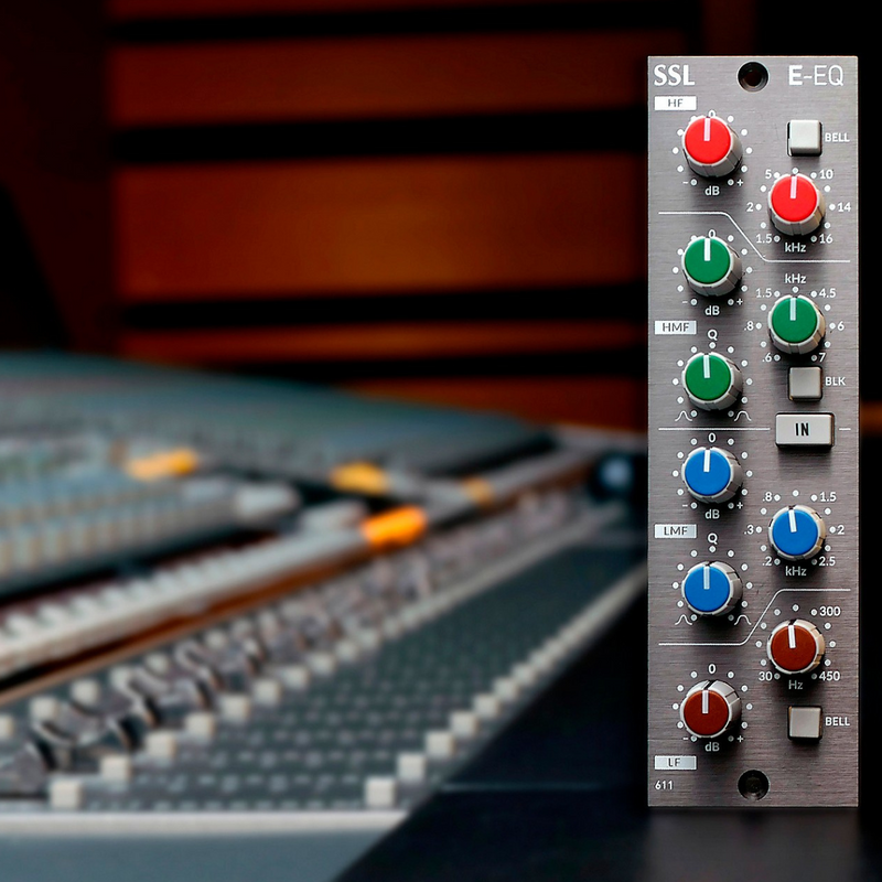 SSL 611 E- EQ Ecualizador paramétrico de la serie 500