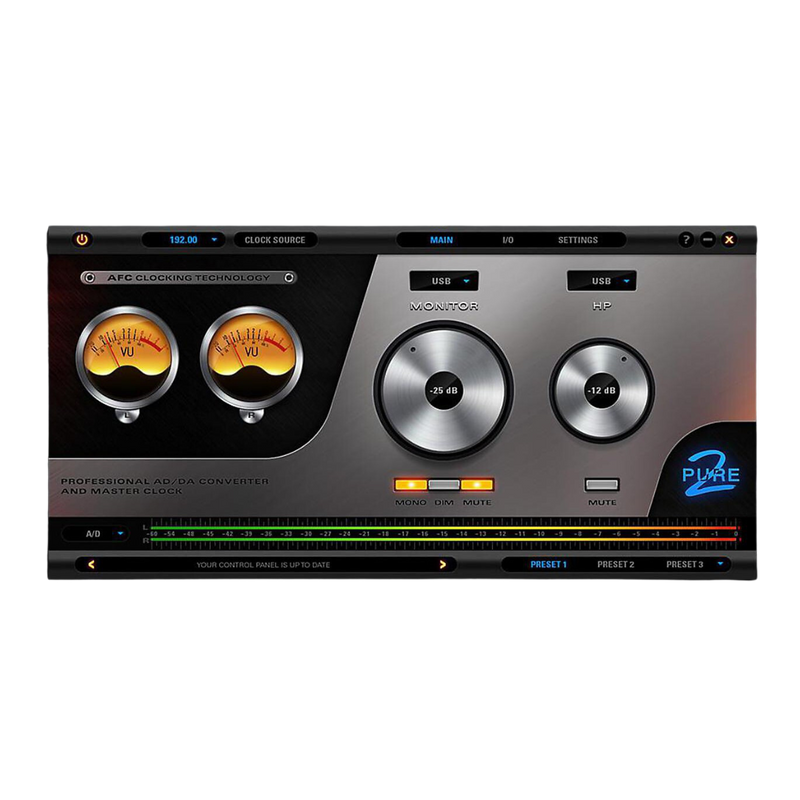 Antelope Audio Pure2 Mastering AD/DA Convertidor y Reloj
