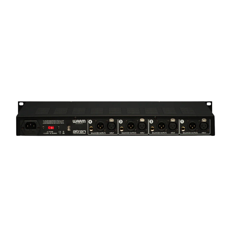 Warm Audio WA-412 Preamplificador de micrófono de 4 canales