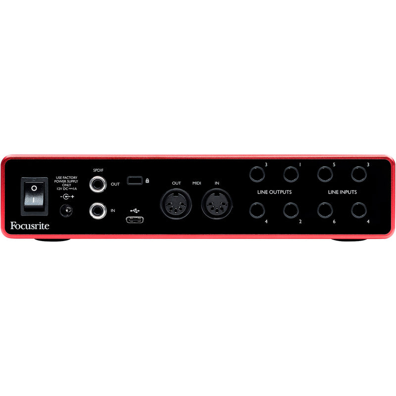 Focusrite Scarlett 8i6 3rd Gen interfaz de audio USB