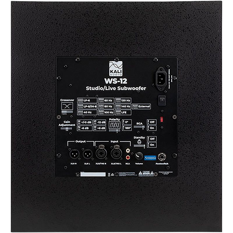 Kali Audio WS-12 Subwoofer Autoamplificado de 12 pulgadas