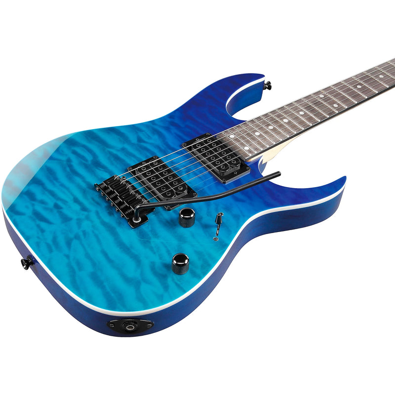 Ibanez GRG120QASP Transparent Blue Gradation Guitarra Electrica