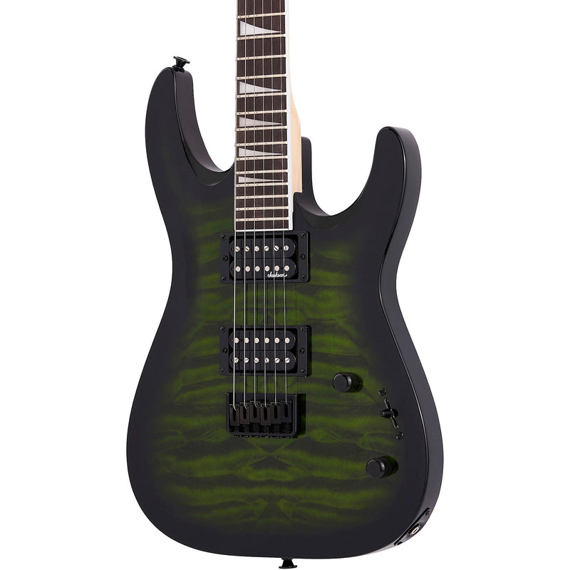 Jackson JS Series Dinky Arch Top JS32Q DKA HT Transparent Green Burst Guitarra Electrica