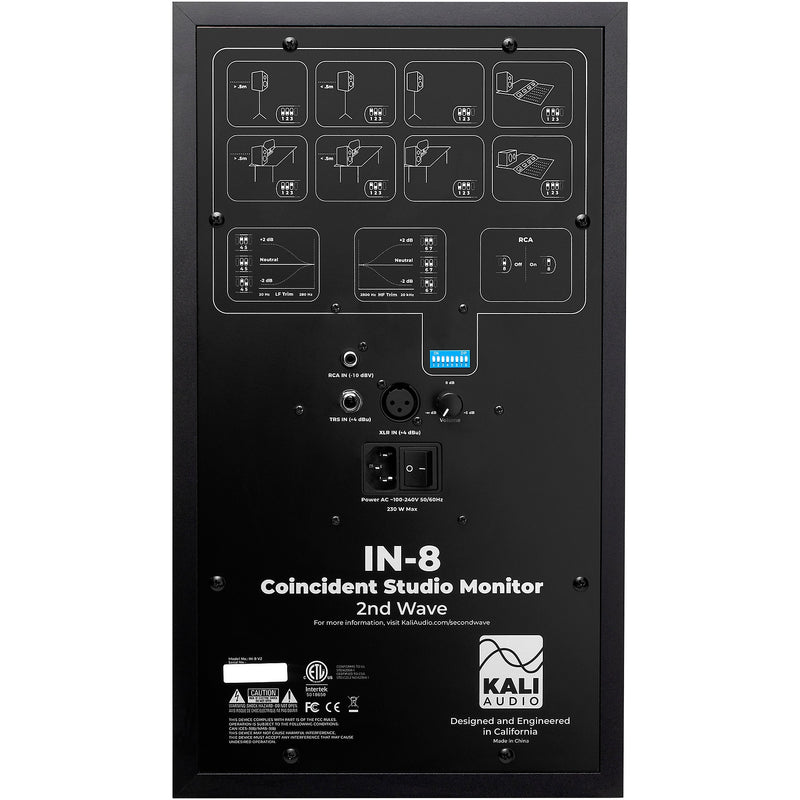 Kali Audio IN-8 V2 Monitor de estudio de 8 pulgadas