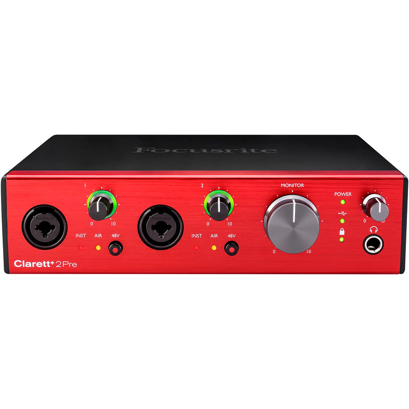 Focusrite Clarett+ 2Pre Interfaz de audio USB-C