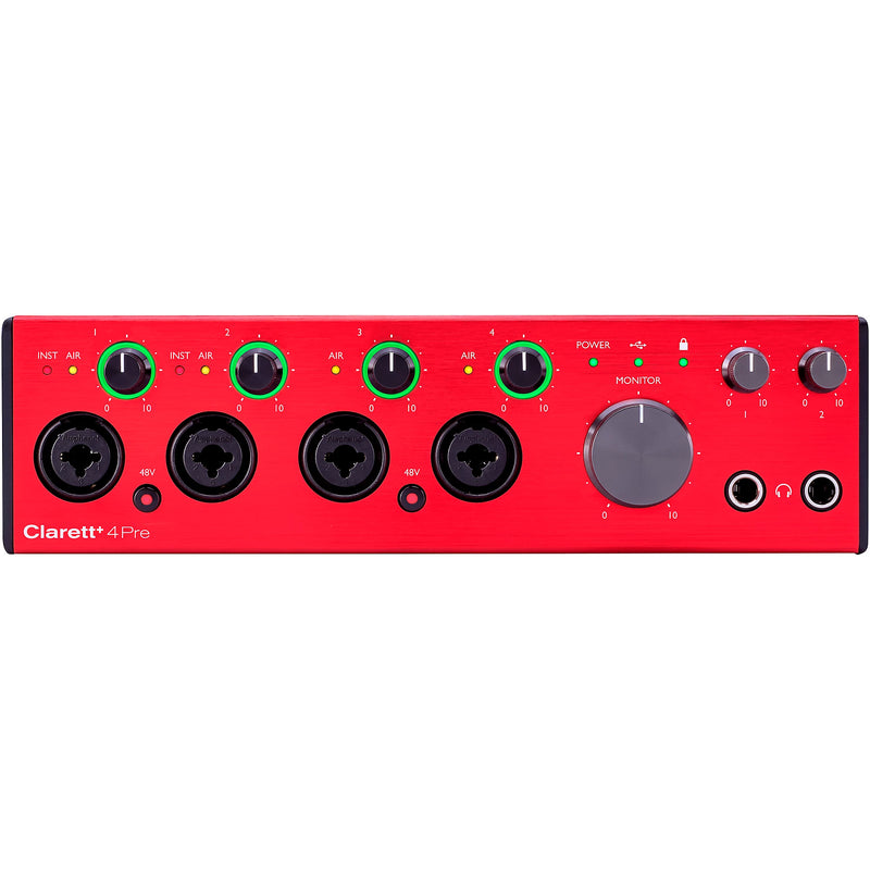 Focusrite Clarett+ 4Pre Interfaz de audio USB-C