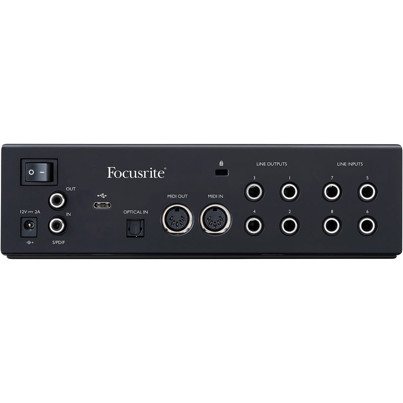 Focusrite Clarett+ 4Pre Interfaz de audio USB-C