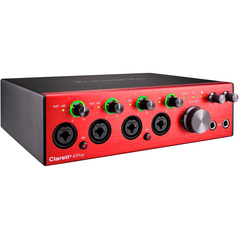 Focusrite Clarett+ 4Pre Interfaz de audio USB-C