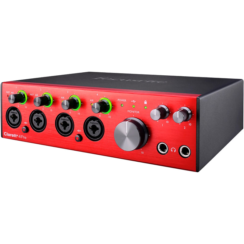 Focusrite Clarett+ 4Pre Interfaz de audio USB-C