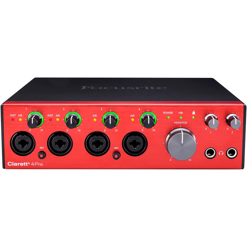 Focusrite Clarett+ 4Pre Interfaz de audio USB-C