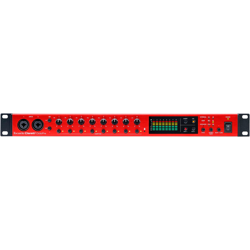 Focusrite Clarett+ OctoPre Preamplificador ADAT de 8 canales