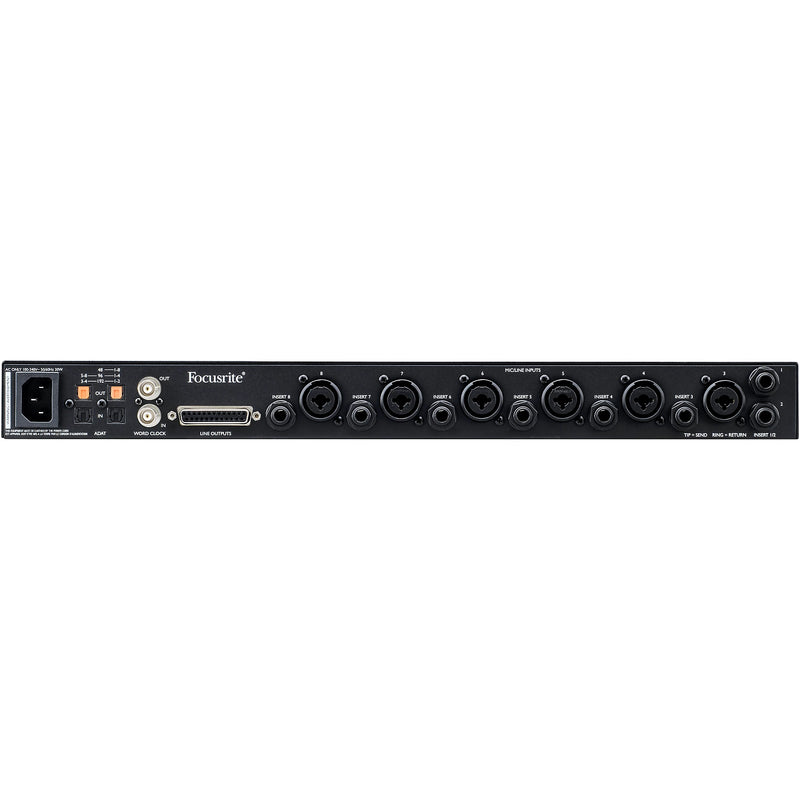 Focusrite Clarett+ OctoPre Preamplificador ADAT de 8 canales