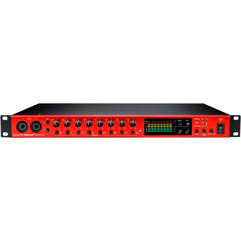Focusrite Clarett+ OctoPre Preamplificador ADAT de 8 canales
