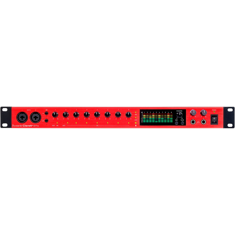 Focusrite Clarett+ 8Pre Interfaz de audio USB-C