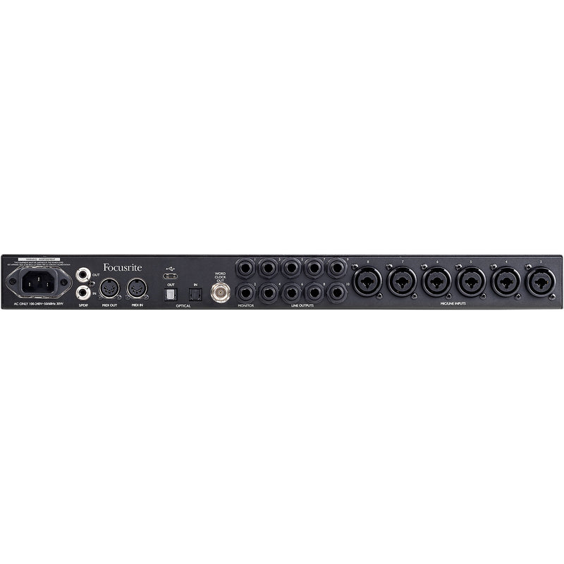 Focusrite Clarett+ 8Pre Interfaz de audio USB-C