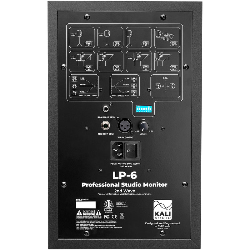 Kali Audio LP-6 V2 Monitor de estudio de 6,5 pulgadas