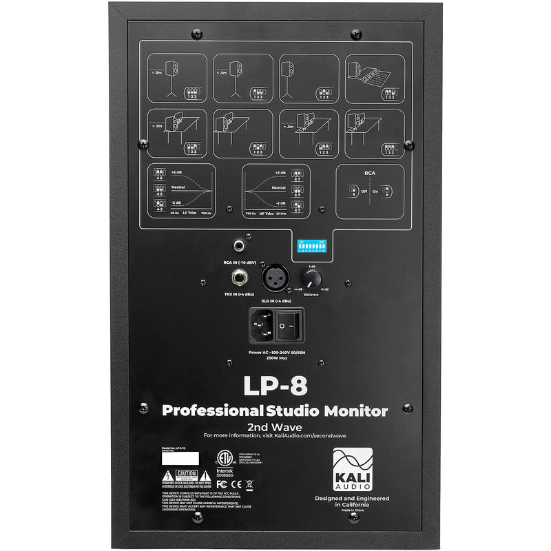 Kali Audio LP-8 V2 Monitor de Estudio de 8 pulgadas