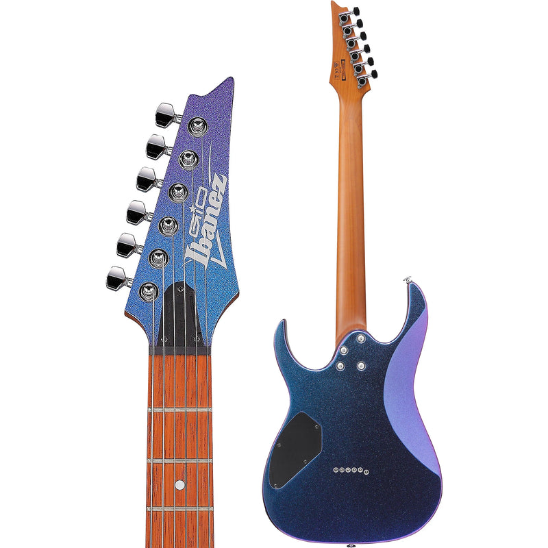 Ibanez GRG121SP Blue Metal Chameleon Guitarra Electrica