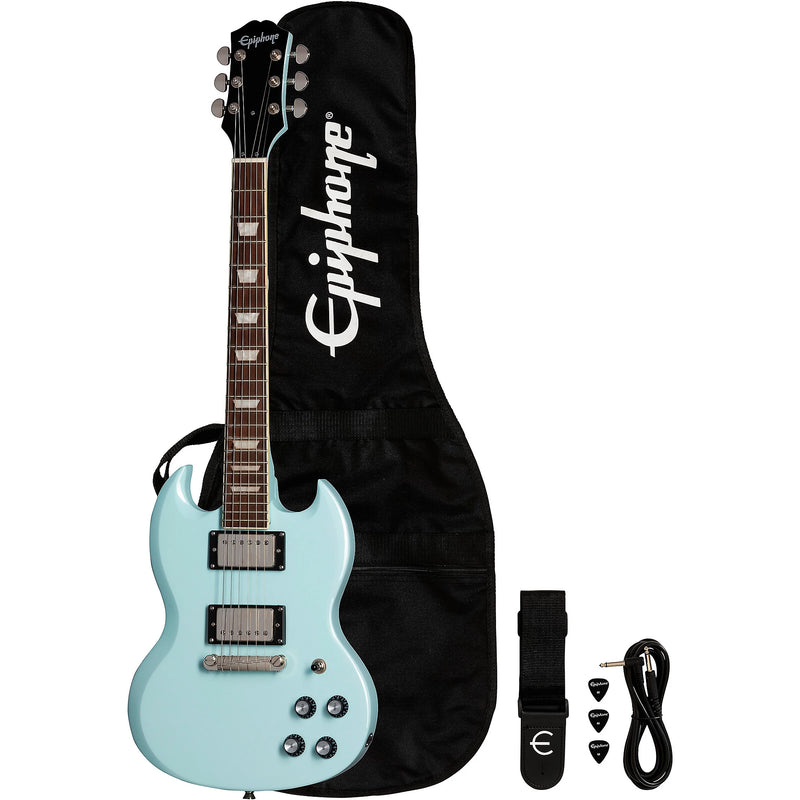 Epiphone Power Players SG Ice Blue Guitarra Electrica